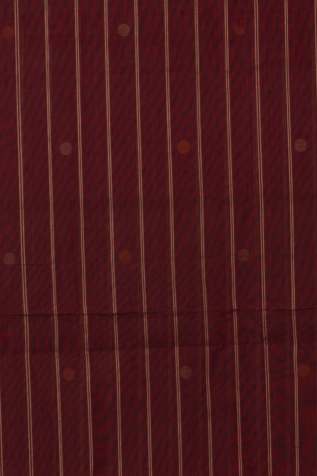 Maroon Mahul chakram pure Kanchi cotton saree