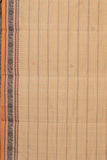 Beige traditional pure Kanchi cotton saree