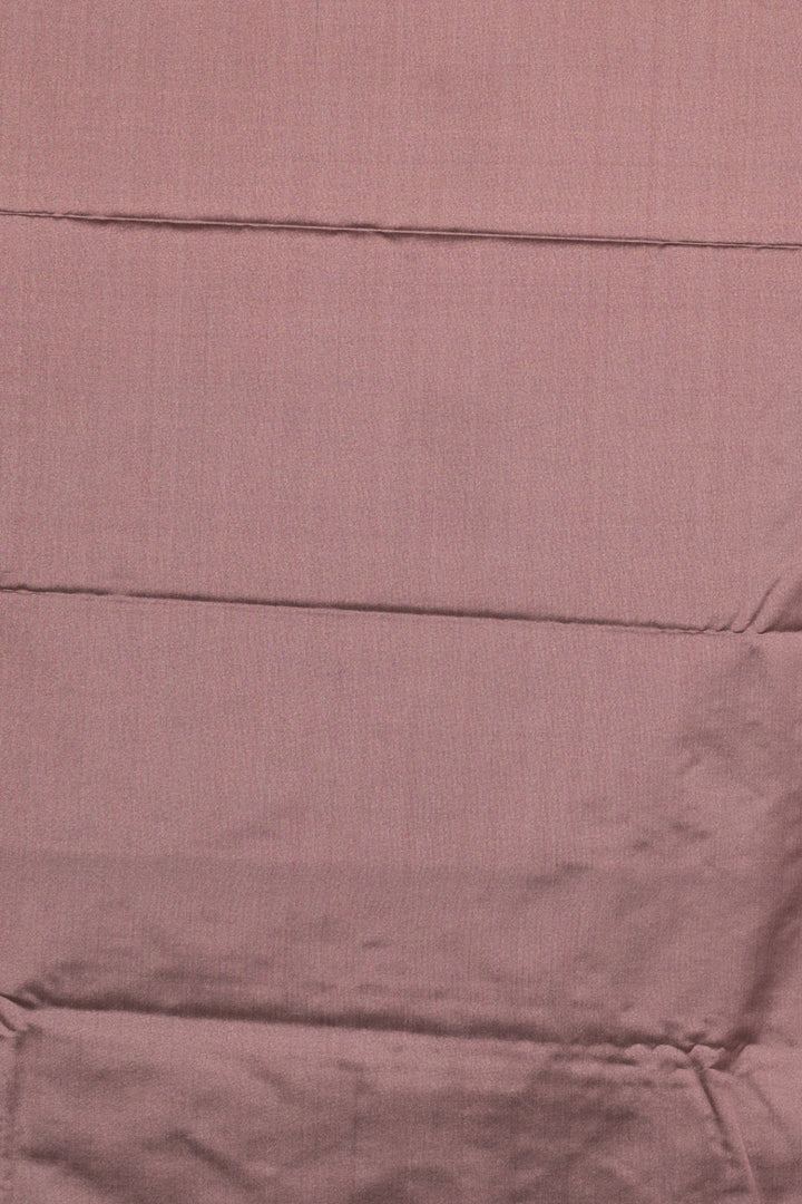 Teal green and mauve semi silk saree