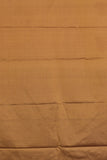 Chocolate Brown and Mustard semi silk saree