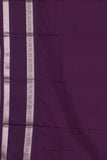 Green and Purple semi silk saree