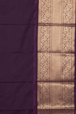 Yellow and Purple semi silk saree