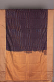 Dual Tone Purple and Golden Purple soft silk saree
