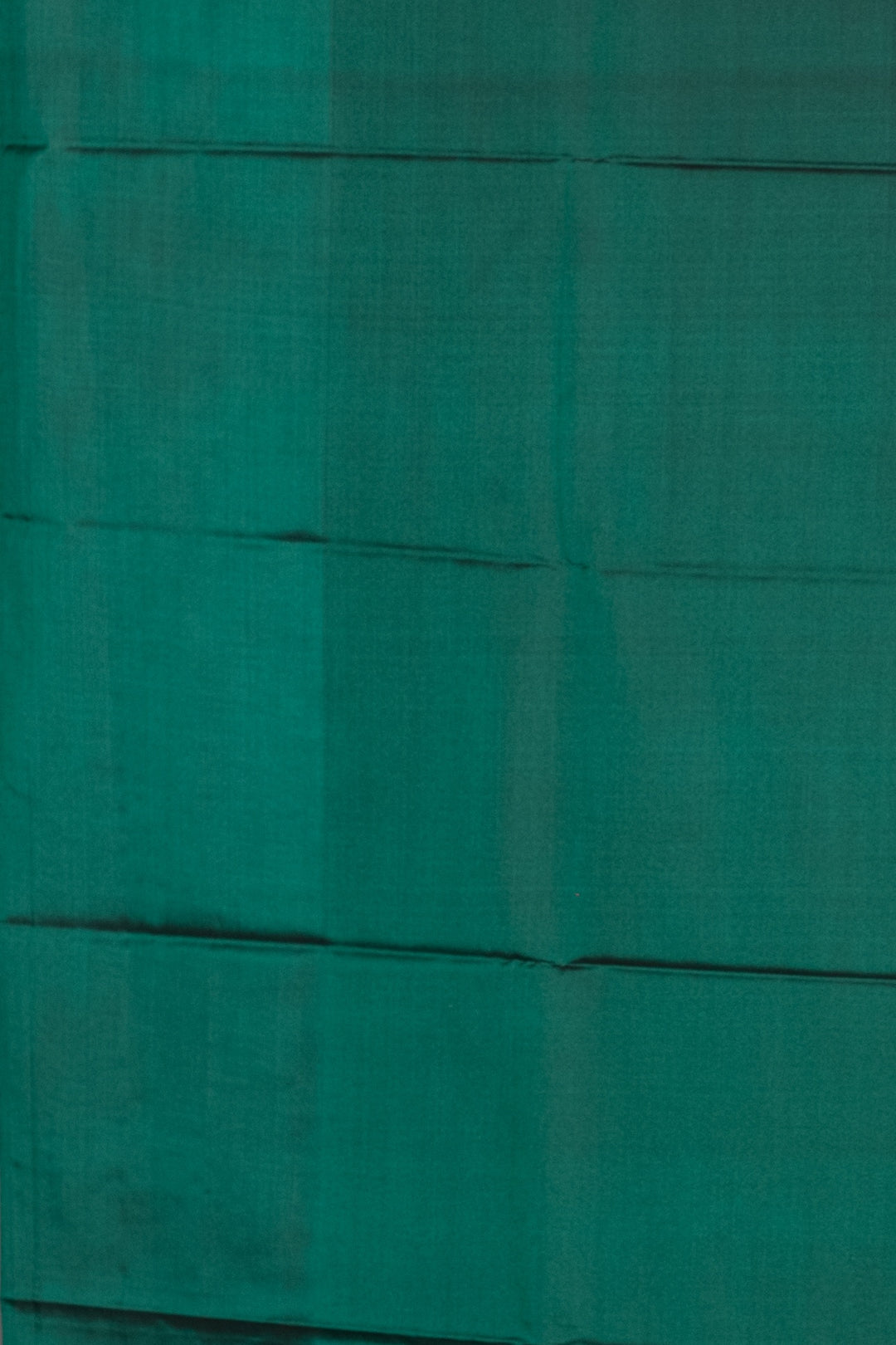 Cherry red and green korvai semi silk saree