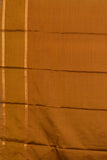Dark Grey and Rust Semi Silk Saree