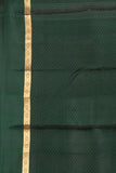 Rasin Purple and Bottel Green Pure Kanjivaram Silk Saree