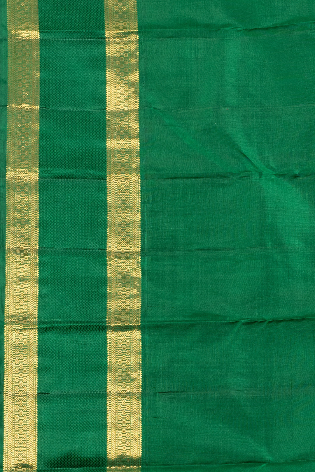 Mint Green and Forest Green Pure Kanjivaram Silk Saree