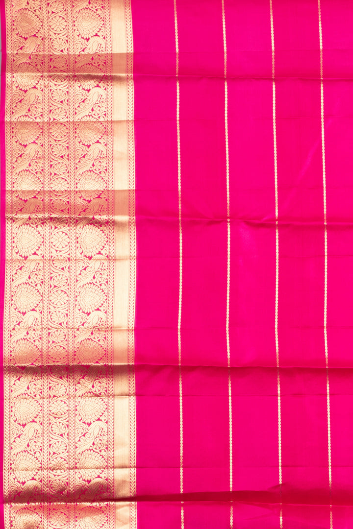 MultiColour Checks Pure Kanjivaram Silk Saree