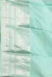 Emerald Green and Pistachio Green Pure Kanjivaram Silk Saree