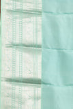 Violet and Teal Green Pure Kanjivaram Silk Saree