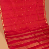 Dual Tone Orange pure silk saree
