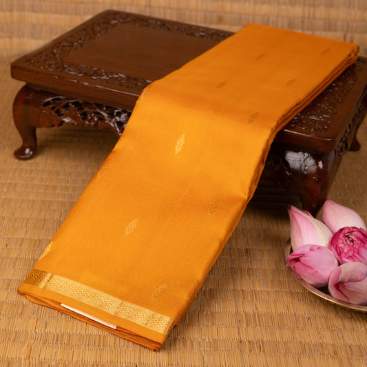 Turmeric Yellow Pure silk saree