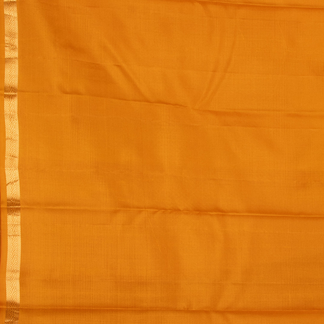 Turmeric Yellow Pure silk saree
