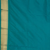 Apple Red and Jungle Green semi silk saree