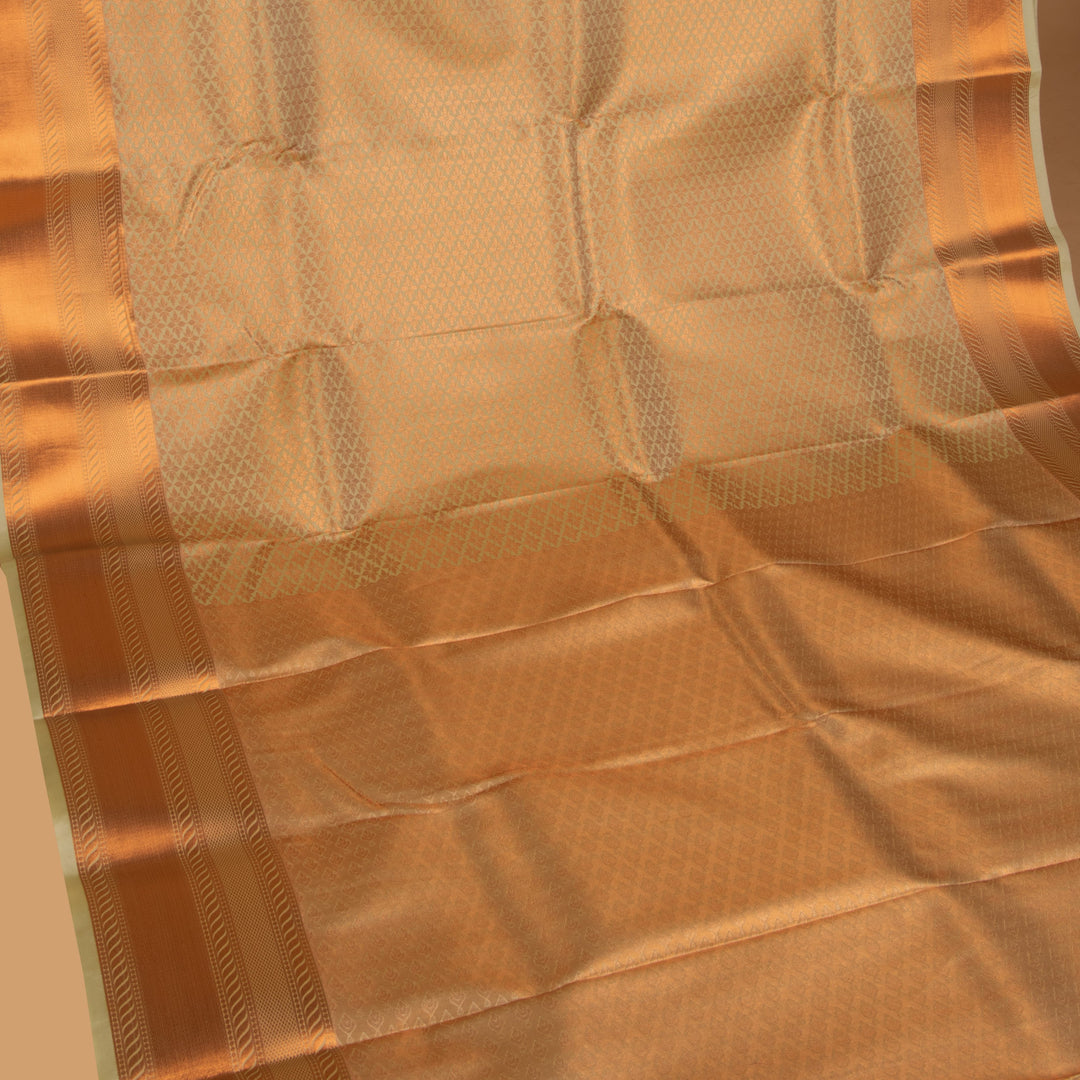 Light green semi silk saree