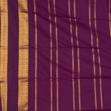 Bubblegum pink and purple semi silk saree