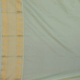 Purple and Pastel green semi silk saree