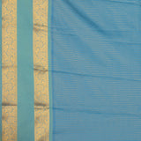 Royal blue and Dual tone blue semi silk saree