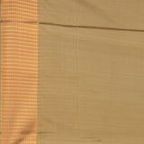 Coral pink and Tea green soft silk saree