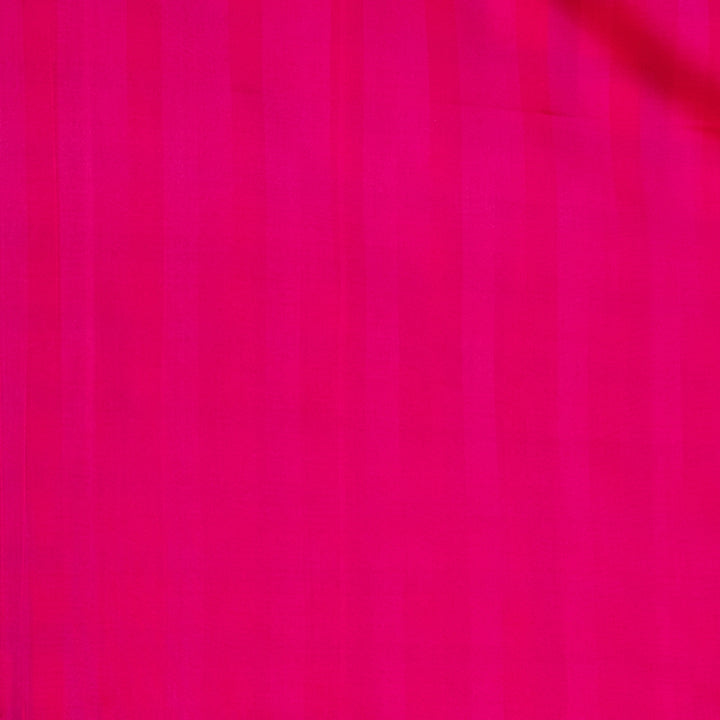 Multi colour checks and Rani pink soft silk saree