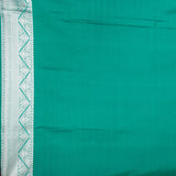 Lilac Lavender  and Teal green soft silk saree