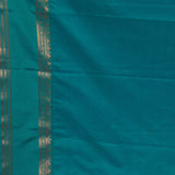 Hot Pink and Teal green soft silk saree