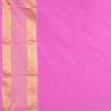 Apple red and Lilac lavender semi silk saree