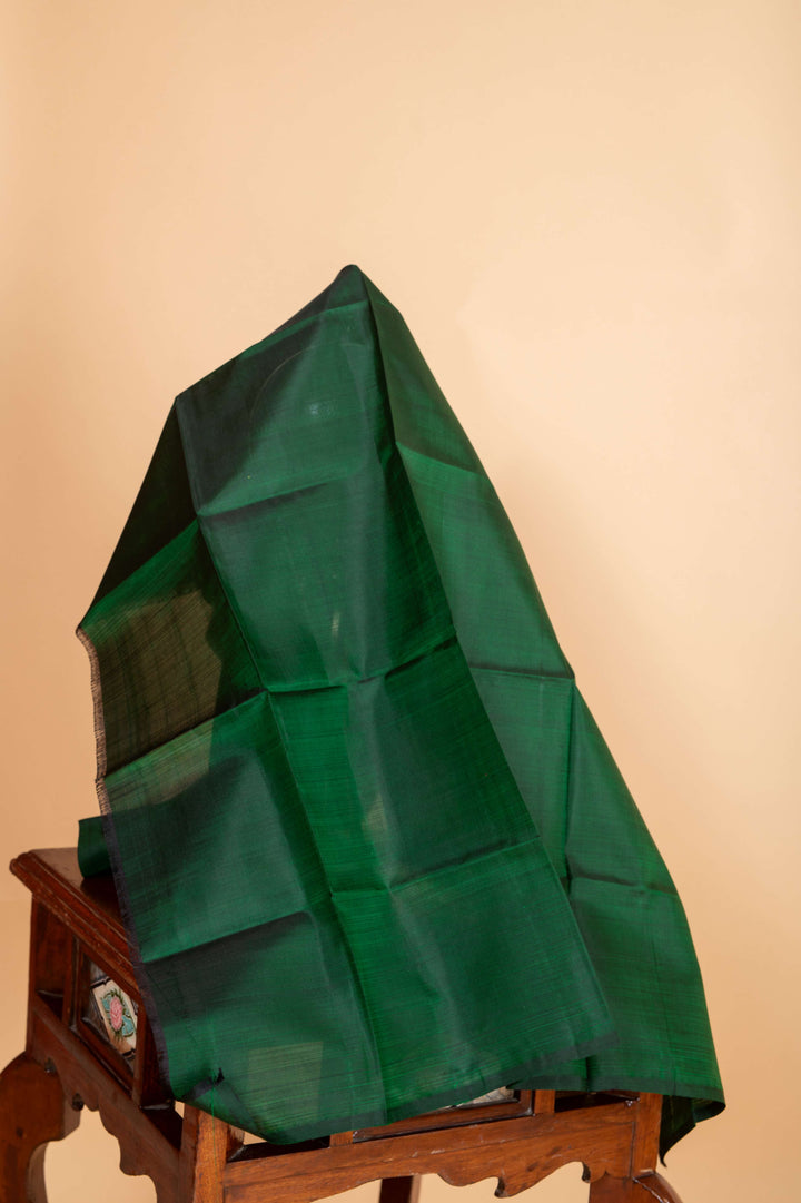 Bottle Green Pattu Saree