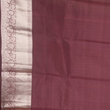 Salmon Pink  and Rosewood pink pure touch silk saree