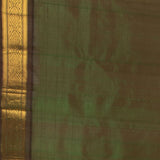 Neon orange and Dual tone green silk cotton saree