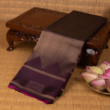 Grape and Magenta pure touch silk saree