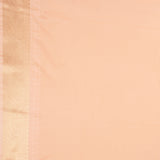 Watermelon Pink and off white Soft silk saree