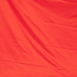 Coral pink and Coral orange soft silk saree