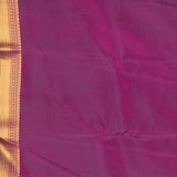 Basil green and Palatinate purple Pure Touch silk saree