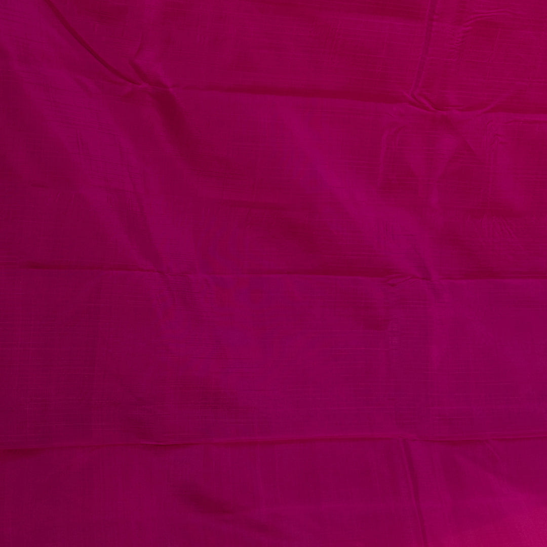 Bottle Green and Magenta Pure Touch silk saree