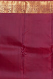 Pastel Rose and Maroon Pure Kanjivaram silk saree
