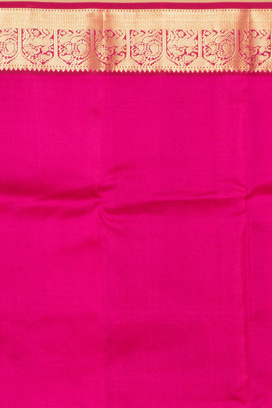 Bottle Green and Magenta Pure Kanjivaram silk saree