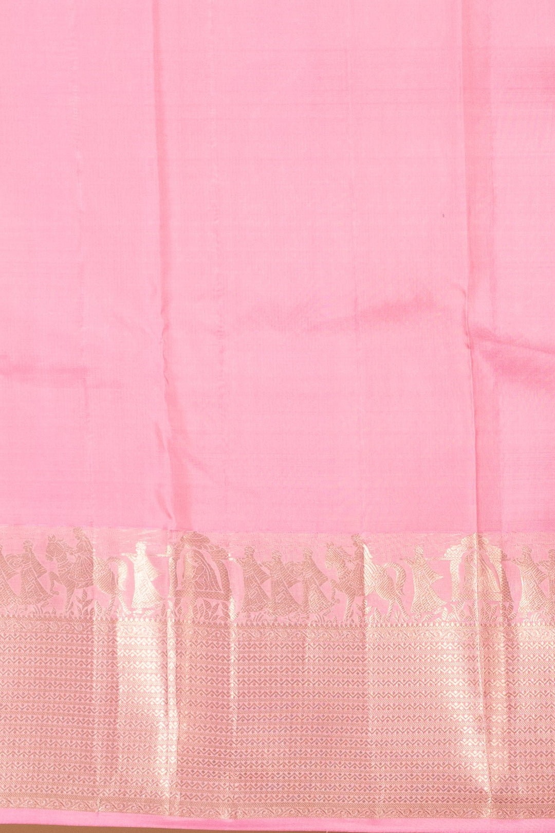 Baby pink Kalyana oorvalam Pure Kanchi silk saree