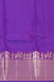 Blue Violet Kalyana oorvalam Pure Kanchi silk saree
