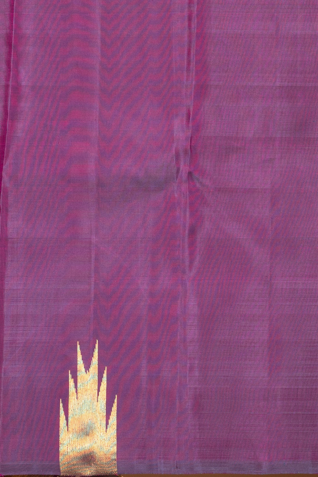 Ultra Violet Temple pure kanchi silk saree