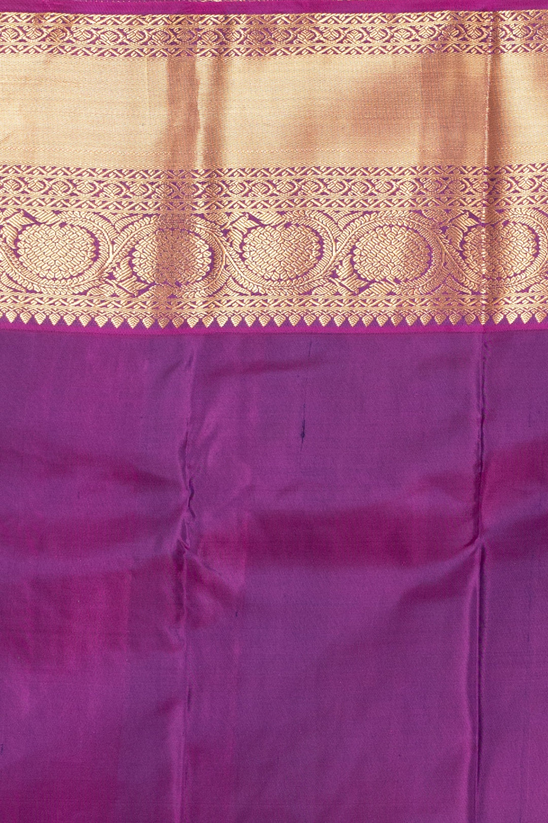 Pastel pink and Violet Korvai pure silk saree