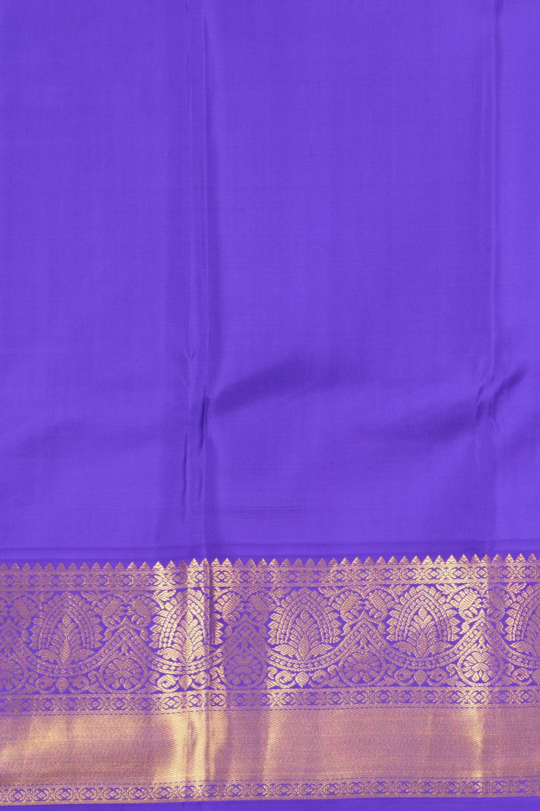 Turquoise blue and Cobalt Blue Korvai pure kanchi silk saree