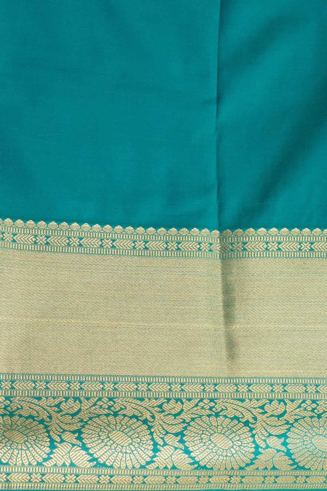 Violet and Teal green kanchi semi silk saree