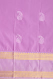 Orchid purple and Lavender Retta Patta Border semi silk saree