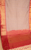 Dusky rose and Rani pink kanchi soft silk saree