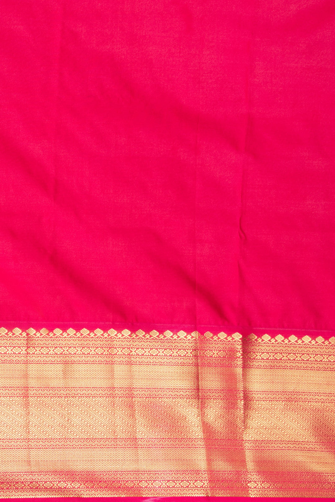 Dusky rose and Rani pink kanchi soft silk saree