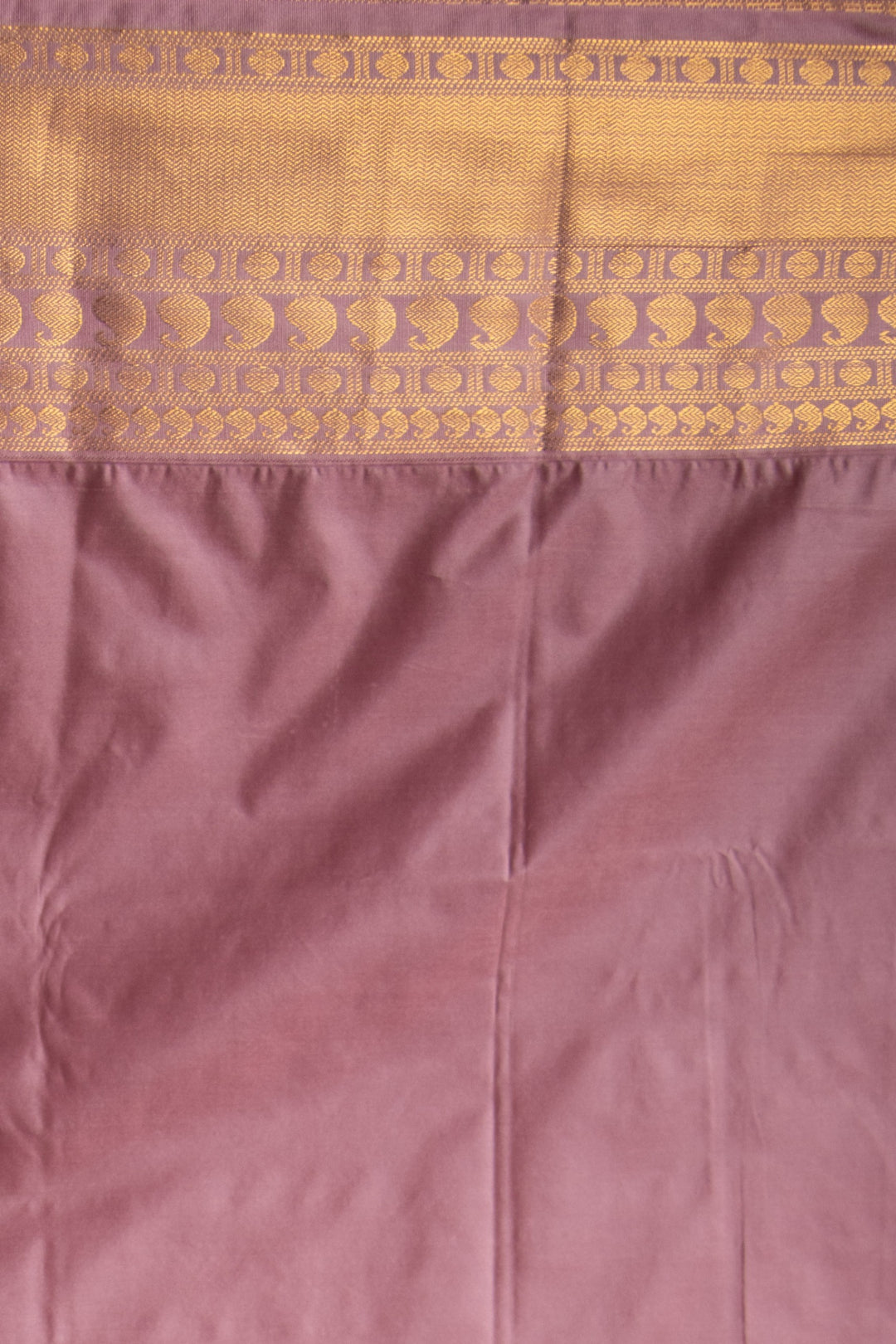 Basil green and Mauve soft silk saree