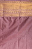 Basil green and Mauve soft silk saree