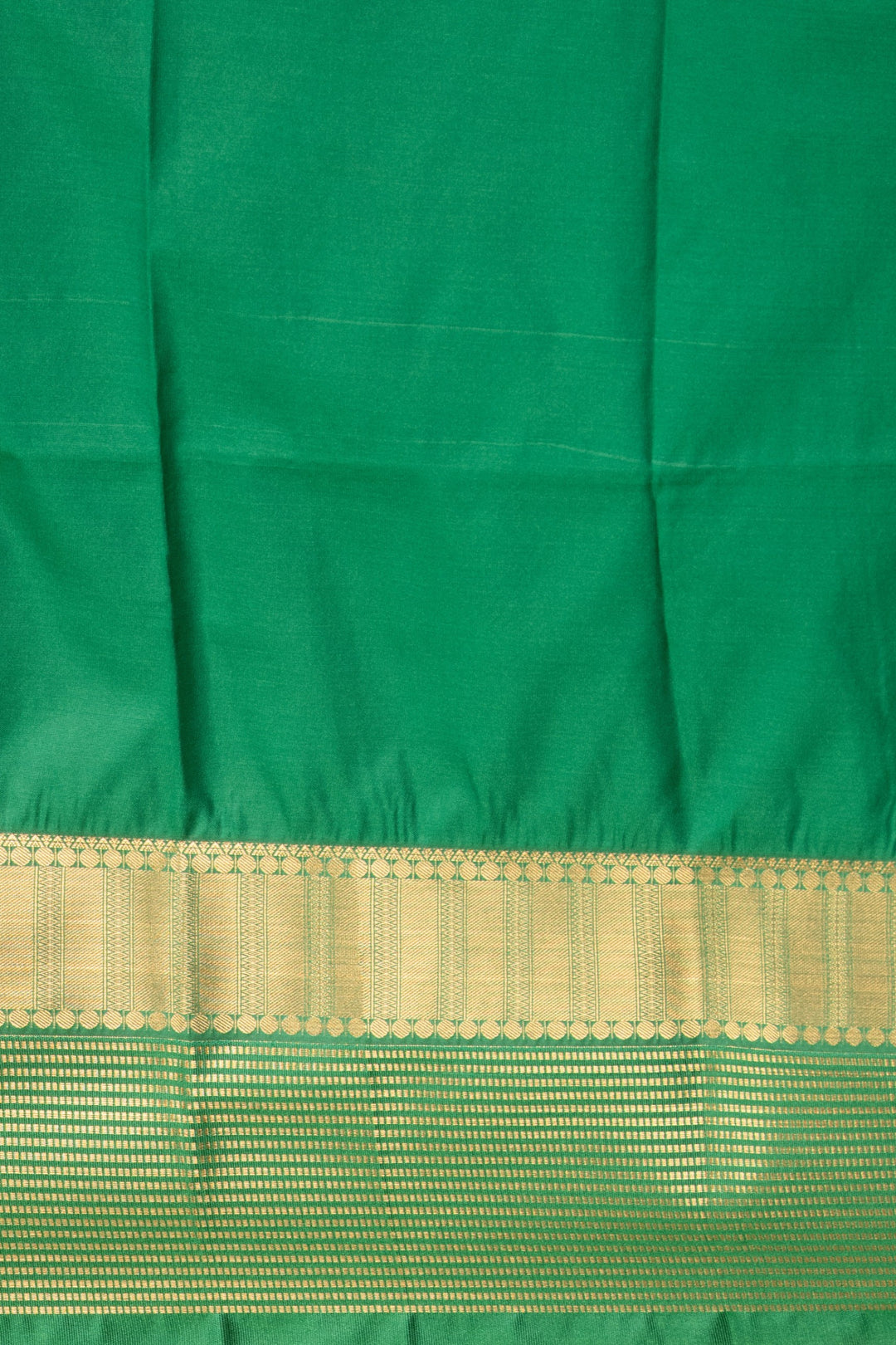 Palatinate Purple and Lawn green soft silk saree