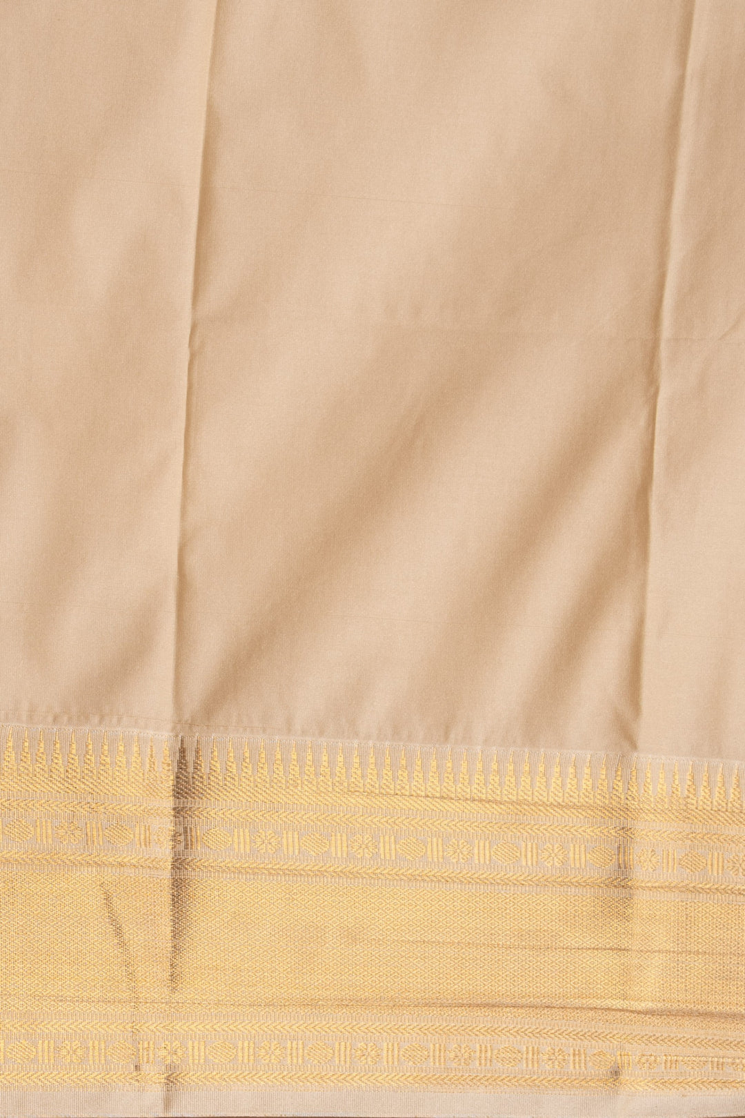 Teal green and Off white soft silk saree